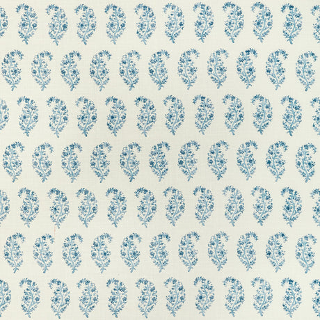LEE JOFA 2022107.5.0 INDIENNES PAISLEY DELFT Fabric - Eade's Wallpaper