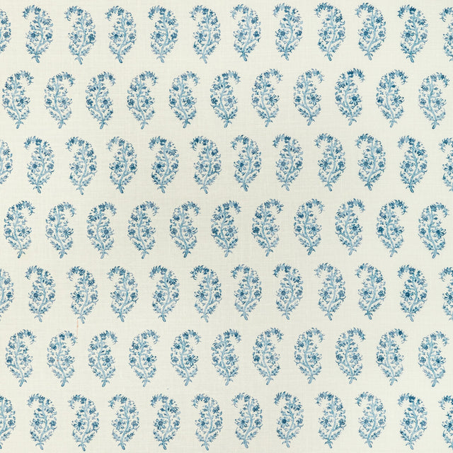 LEE JOFA 2022107.5.0 INDIENNES PAISLEY DELFT Fabric - Eade's Wallpaper