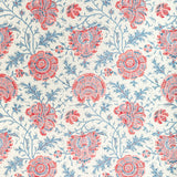 LEE JOFA 2022108.195.0 INDIENNES FLORAL BERRY Fabric - Eade's Wallpaper