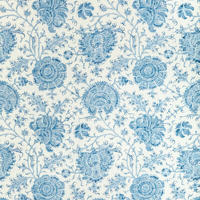 LEE JOFA 2022108.5.0 INDIENNES FLORAL DELFT Fabric - Eade's Wallpaper