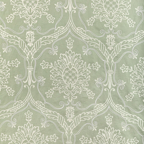 LEE JOFA 2022110.123.0 HAYES EMBROIDERY CELERY Fabric - Eade's Wallpaper