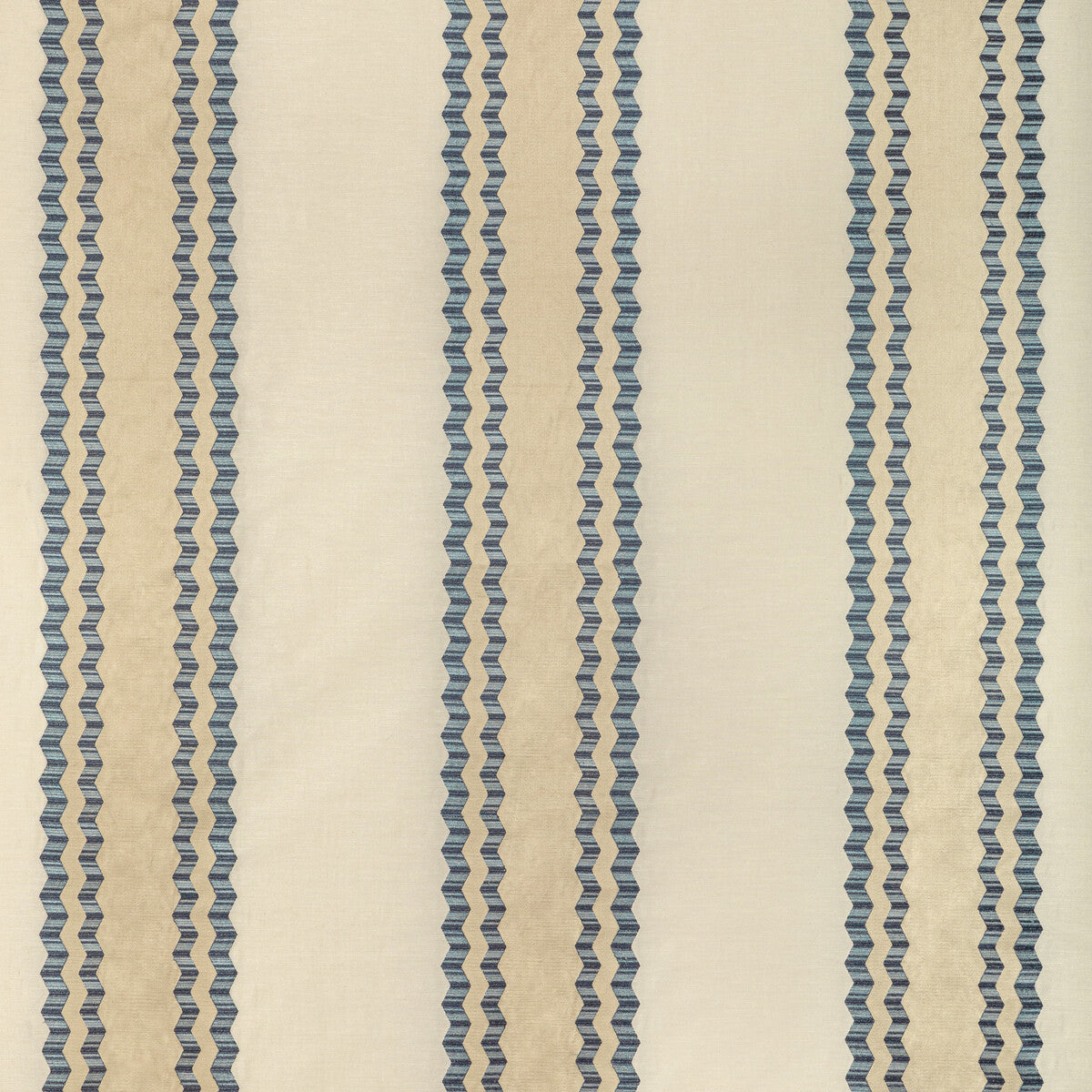 LEE JOFA 2022113.1615.0 WALDON STRIPE BLUE Fabric - Eade's Wallpaper