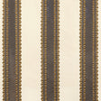 LEE JOFA 2022113.166.0 WALDON STRIPE BROWN Fabric - Eade's Wallpaper