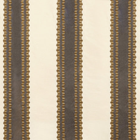LEE JOFA 2022113.166.0 WALDON STRIPE BROWN Fabric - Eade's Wallpaper