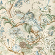 LEE JOFA 2022116.153.0 GREENFIELD PRINT SKY Fabric - Eade's Wallpaper