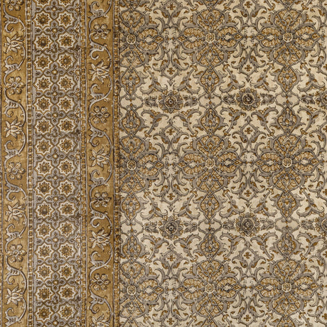 LEE JOFA 2022117.416.0 PALMER PRINT GOLD Fabric - Eade's Wallpaper