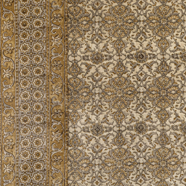 LEE JOFA 2022117.416.0 PALMER PRINT GOLD Fabric - Eade's Wallpaper