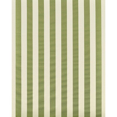 LEE JOFA 2022120.3.0 AVENUE STRIPE GREEN ON WHITE Fabric - Eade's Wallpaper