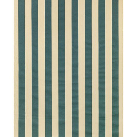 LEE JOFA 2022120.516.0 AVENUE STRIPE BLUE ON ECRU Fabric - Eade's Wallpaper