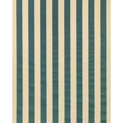 LEE JOFA 2022120.516.0 AVENUE STRIPE BLUE ON ECRU Fabric - Eade's Wallpaper