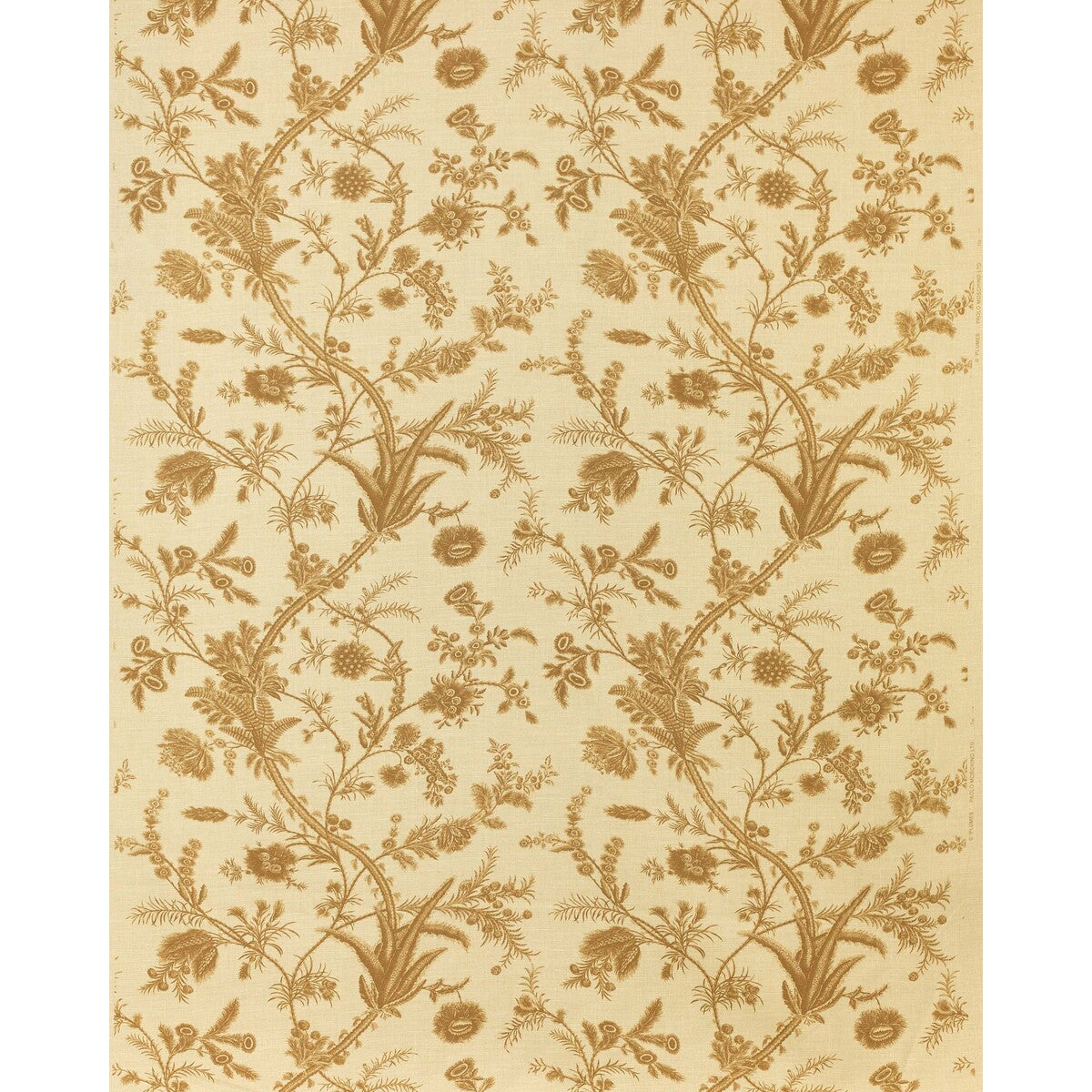 LEE JOFA 2022123.166.0 PLUMES CARAMEL Fabric - Eade's Wallpaper