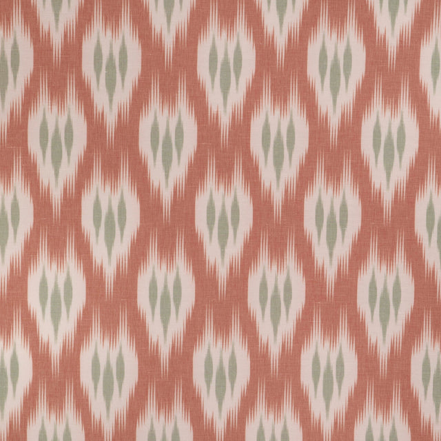 LEE JOFA 2023102.319.0 CLARE PRINT CORAL Fabric - Eade's Wallpaper