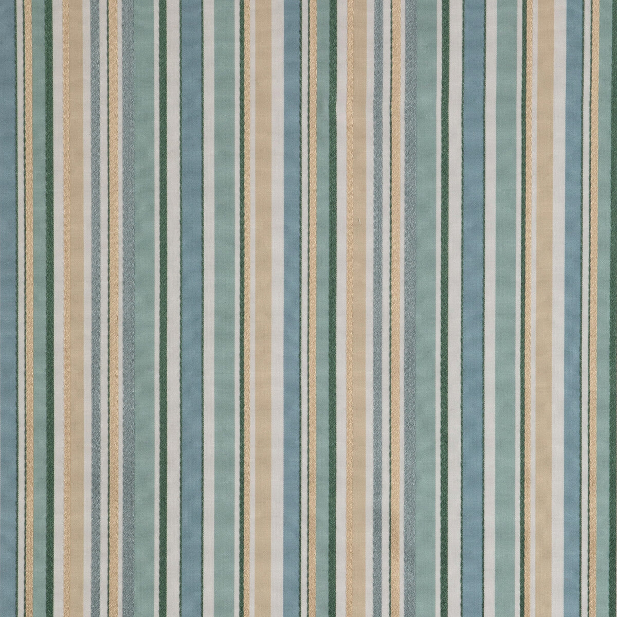 LEE JOFA 2023103.1613.0 SIDERS STRIPE AQUA/SAND Fabric - Eade's Wallpaper