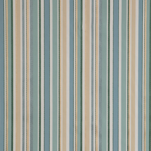 LEE JOFA 2023103.1613.0 SIDERS STRIPE AQUA/SAND Fabric - Eade's Wallpaper