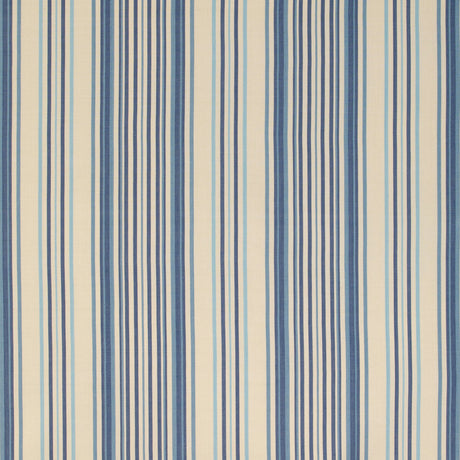 LEE JOFA 2023104.1615.0 UPLAND STRIPE SKY Fabric - Eade's Wallpaper