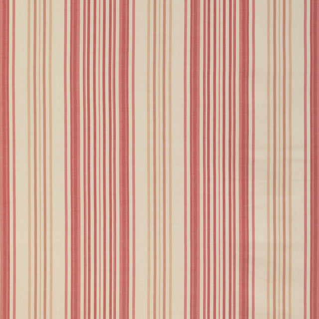 LEE JOFA 2023104.916.0 UPLAND STRIPE ROSE Fabric - Eade's Wallpaper