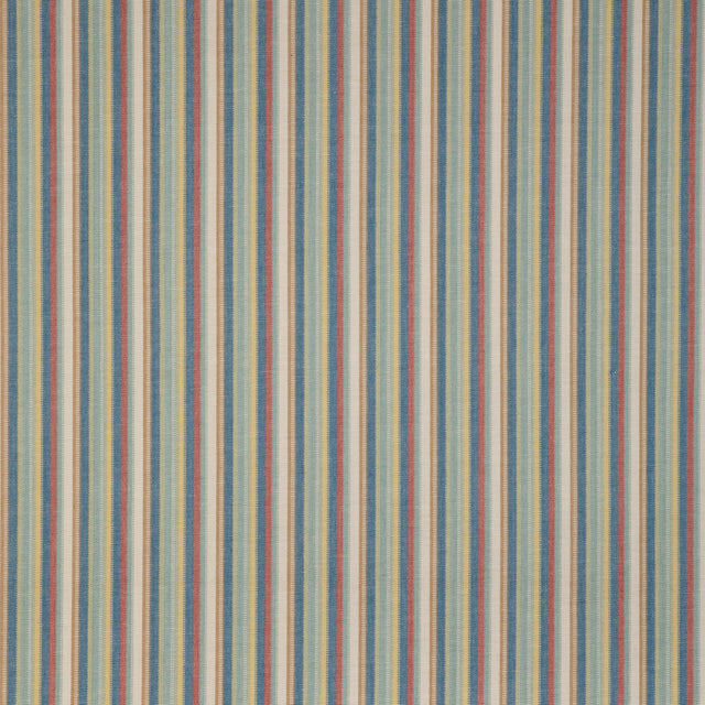 LEE JOFA 2023105.354.0 SANDBANKS STRIPE AQUA/GOLD Fabric - Eade's Wallpaper