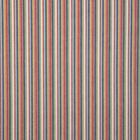 LEE JOFA 2023105.519.0 SANDBANKS STRIPE NAVY/RED Fabric - Eade's Wallpaper
