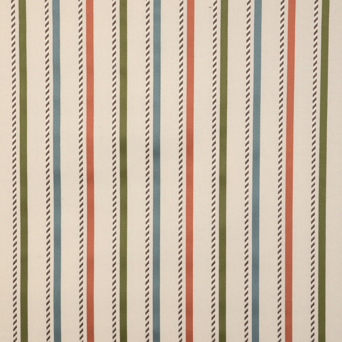 LEE JOFA 2023106.324.0 BUXTON STRIPE LEAF/CLAY Fabric - Eade's Wallpaper