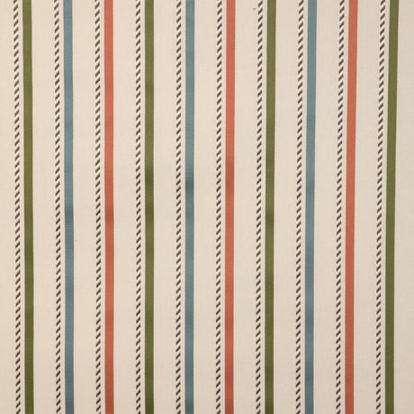 LEE JOFA 2023106.324.0 BUXTON STRIPE LEAF/CLAY Fabric - Eade's Wallpaper