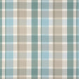 LEE JOFA 2023107.1511.0 FISHER PLAID SKY/STONE Fabric - Eade's Wallpaper