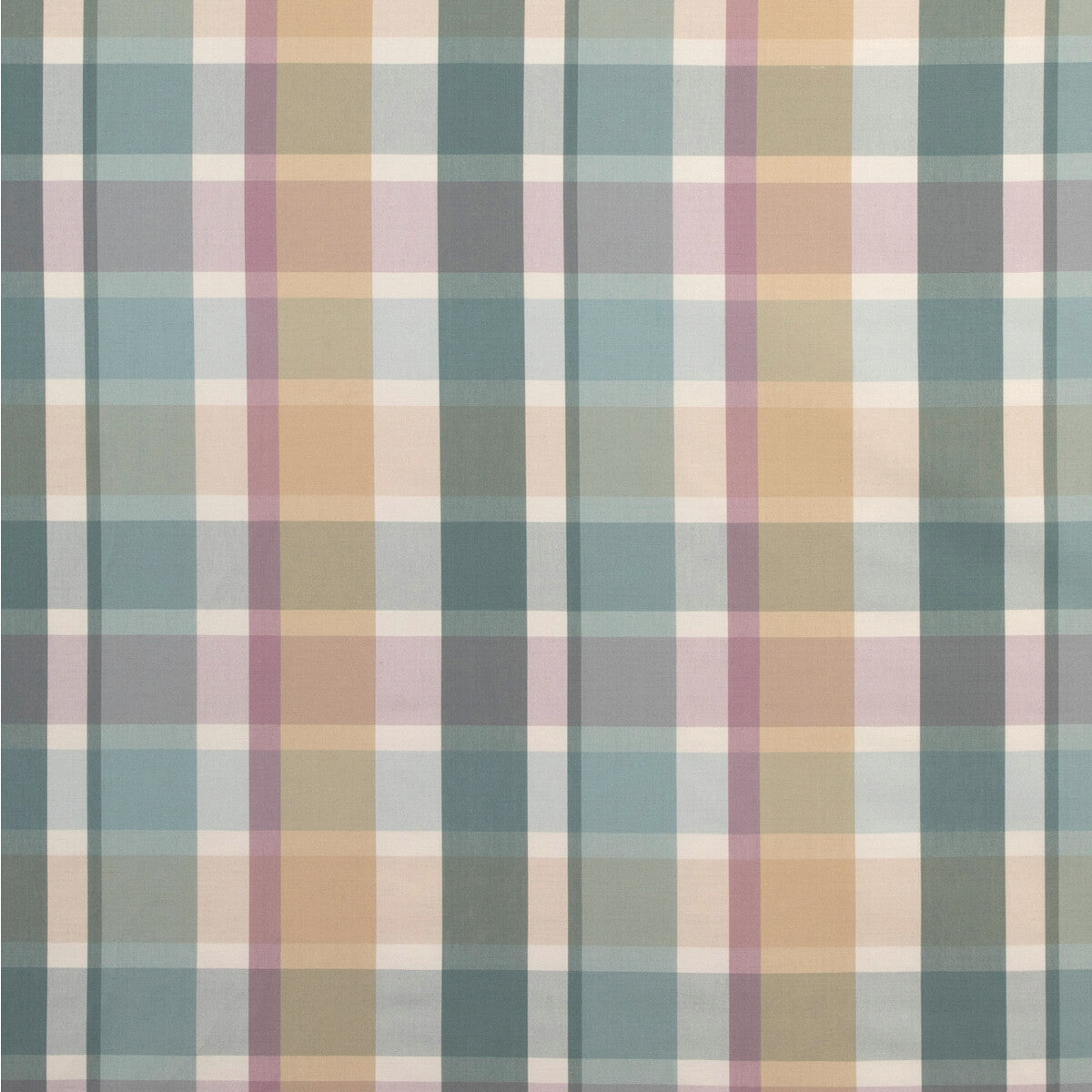 LEE JOFA 2023107.1613.0 FISHER PLAID LAKE/SAND Fabric - Eade's Wallpaper