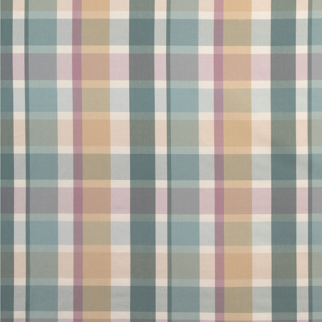 LEE JOFA 2023107.1613.0 FISHER PLAID LAKE/SAND Fabric - Eade's Wallpaper