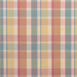 LEE JOFA 2023107.3524.0 FISHER PLAID MELON/AQUA Fabric - Eade's Wallpaper