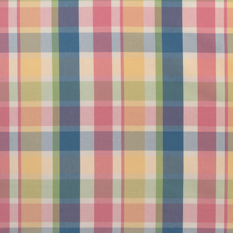 LEE JOFA 2023107.517.0 FISHER PLAID NAVY/PETAL Fabric - Eade's Wallpaper