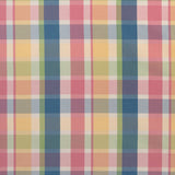 LEE JOFA 2023107.517.0 FISHER PLAID NAVY/PETAL Fabric - Eade's Wallpaper