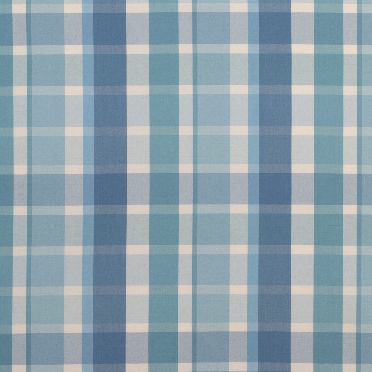 LEE JOFA 2023107.55.0 FISHER PLAID CAPRI/SKY Fabric - Eade's Wallpaper