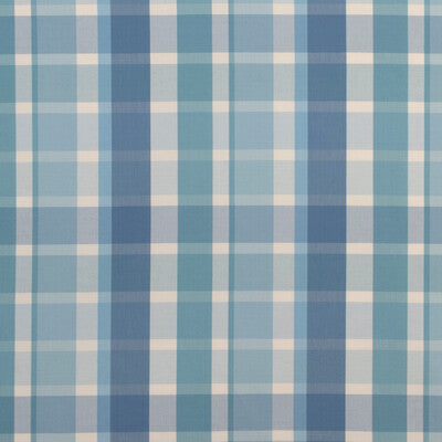LEE JOFA 2023107.55.0 FISHER PLAID CAPRI/SKY Fabric - Eade's Wallpaper
