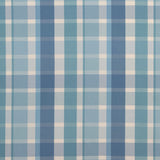LEE JOFA 2023107.55.0 FISHER PLAID CAPRI/SKY Fabric - Eade's Wallpaper