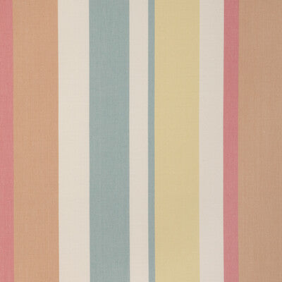LEE JOFA 2023108.3524.0 FISHER STRIPE MEON/AQUA Fabric - Eade's Wallpaper