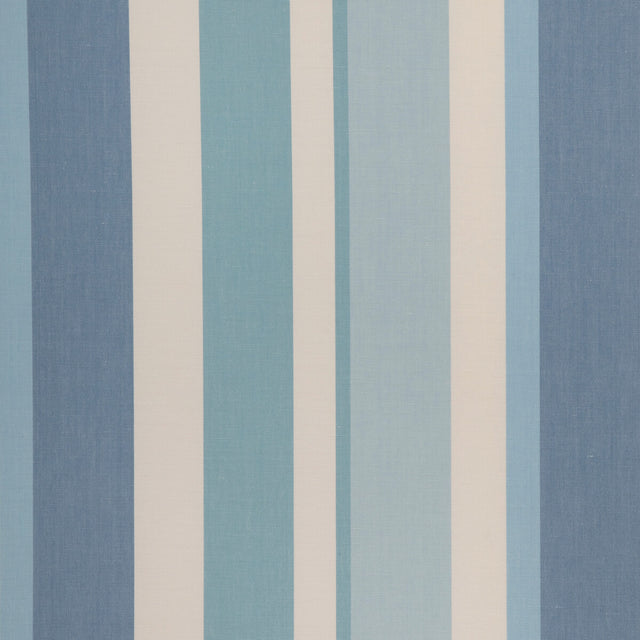 LEE JOFA 2023108.55.0 FISHER STRIPE CAPRI/SKY Fabric - Eade's Wallpaper
