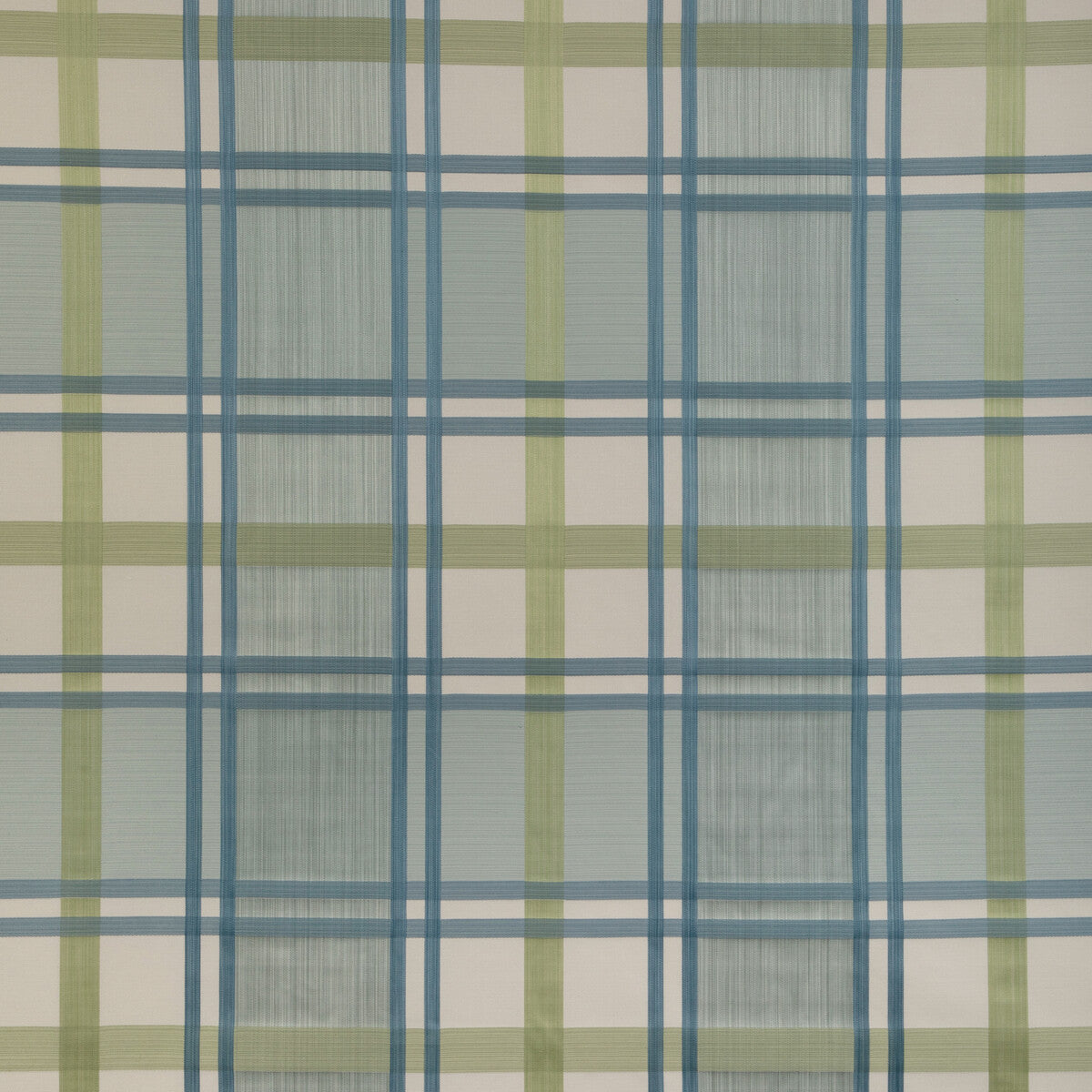 LEE JOFA 2023109.353.0 DAVIES PLAID AQUA/LEAF Fabric - Eade's Wallpaper