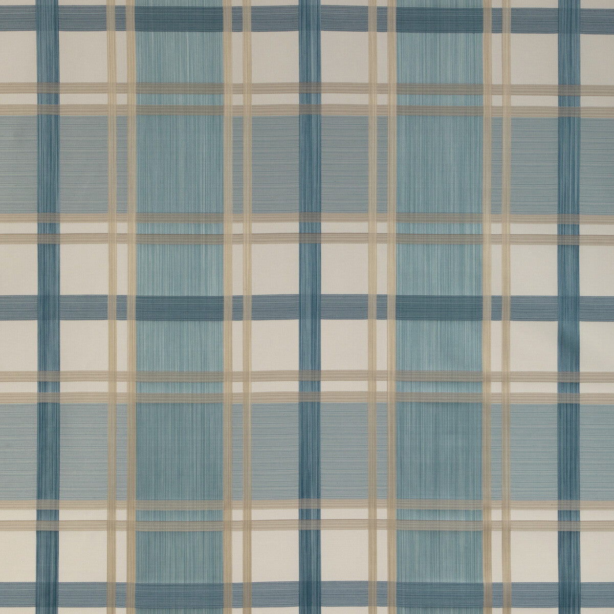LEE JOFA 2023109.516.0 DAVIES PLAID SKY/SAND Fabric - Eade's Wallpaper