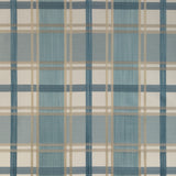 LEE JOFA 2023109.516.0 DAVIES PLAID SKY/SAND Fabric - Eade's Wallpaper