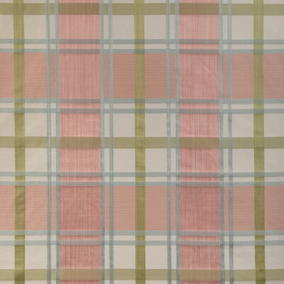 LEE JOFA 2023109.73.0 DAVIES PLAID PETAL/KIWI Fabric - Eade's Wallpaper
