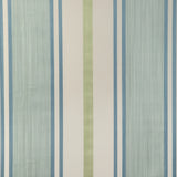LEE JOFA 2023110.353.0 DAVIES STRIPE AQUA/LEAF Fabric - Eade's Wallpaper