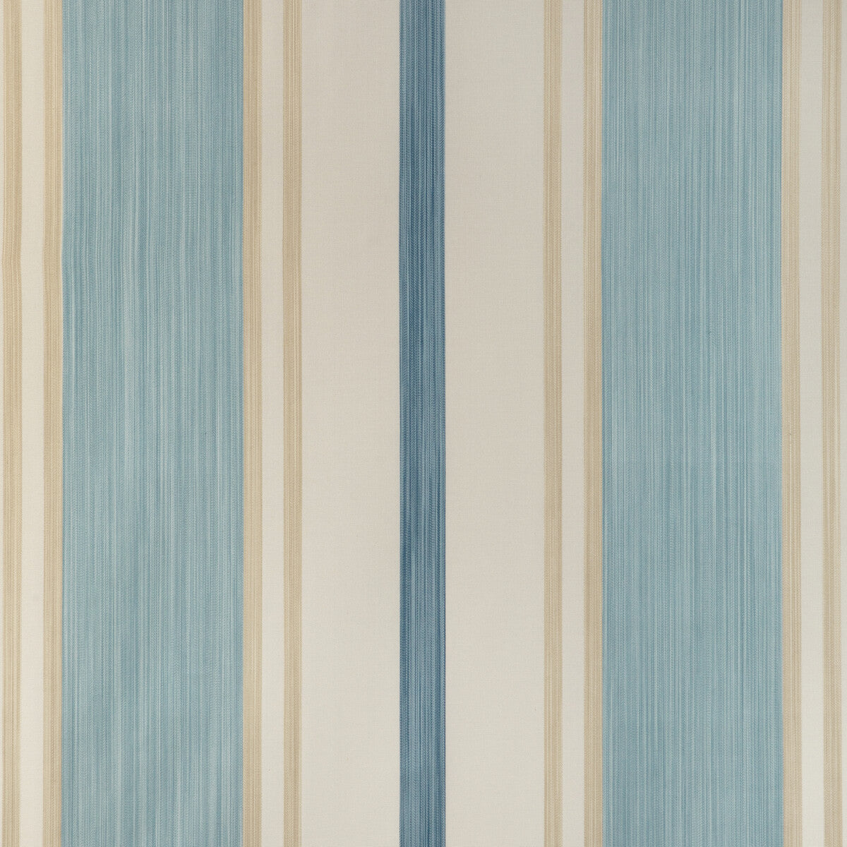LEE JOFA 2023110.516.0 DAVIES STRIPE SKY/SAND Fabric - Eade's Wallpaper