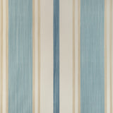 LEE JOFA 2023110.516.0 DAVIES STRIPE SKY/SAND Fabric - Eade's Wallpaper