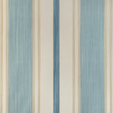 LEE JOFA 2023110.516.0 DAVIES STRIPE SKY/SAND Fabric - Eade's Wallpaper