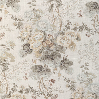 LEE JOFA 2023117.1611.0 ALTHEA LINEN STONE Fabric - Eade's Wallpaper
