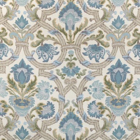 LEE JOFA 2023118.511.0 NEW SEVILLA LINEN SLATE Fabric - Eade's Wallpaper