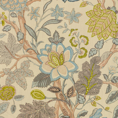 LEE JOFA HAZELWOOD PRINT 2023121.1523.0 in MINERAL Wallpaper