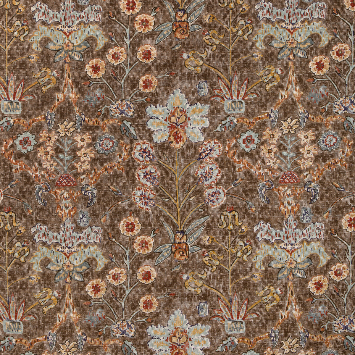 LEE JOFA 2023123.624.0 KERMAN PRINT JAVA/SPICE Fabric - Eade's Wallpaper