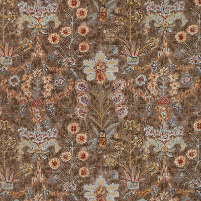 LEE JOFA 2023123.624.0 KERMAN PRINT JAVA/SPICE Fabric - Eade's Wallpaper