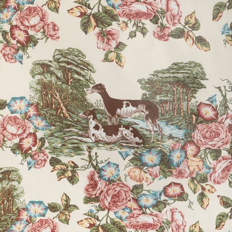LEE JOFA 2023125.1.0 WHIPPETS COTTON IVORY Fabric - Eade's Wallpaper