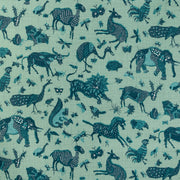 LEE JOFA 2023127.355.0 JAVA JUNGLE LINEN TEAL Fabric - Eade's Wallpaper